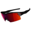 Oakley Radar XL Straight Blades Polished Black Frame w/Light +Red Lenses Sunglasses 09-742