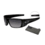 Oakley Fuel Cell Sunglasses 909682-60 - Si Matte Black steel Flags Frame, Black Iridium Lenses