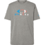 Oakley SI Splatter T-Shirts - Mens, Athletic Heather Grey, Large, FOA404138-24G-L