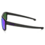 Oakley Silver Sunglasses Matte Black Frame, Violet Iridium Polarized Lens-OO9262-10