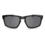 Oakley Silver Foldable Sunglasses Matte Grey Ink Frame, Black Iridium Lens-OO9246-02
