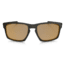 Oakley Silver Sunglasses Matte Black Frame, Bronze Polarized Lens-OO9262-08