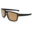 Oakley Silver Sunglasses Matte Black Frame, Bronze Polarized Lens-OO9262-08