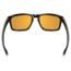 Oakley Silver Sunglasses Polished Black Frame, 24K Iridium Lens-OO9262-05