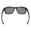 Oakley Silver Sunglasses Polished Black Frame, Black Iridium Polarized Lens-OO9262-09