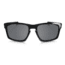 Oakley Silver Sunglasses Polished Black Frame, Black Iridium Polarized Lens-OO9262-09