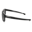 Oakley Silver Sunglasses Polished Black Frame, Black Iridium Polarized Lens-OO9262-09