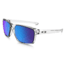 Oakley Silver Sunglasses Polished Clear Frame, Sapphire Iridium Lens-OO9262-06