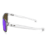 Oakley Silver Sunglasses Polished Clear Frame, Sapphire Iridium Lens-OO9262-06
