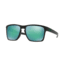 Oakley Sliver XL A OO9346 Sunglasses 934606-57 - Matte Black Frame, Jade Iridium Polarized Lenses