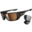 Oakley Style Switch Mens Sunglasses Polished Black Gold Text Frame, Tungsten Iridium and Black Iridium Lens OO9194-05
