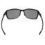Oakley Tincan Carbon Sunglasses Satin Black/Steel Frame, Black Iridium Polarized Lens-OO6017-02