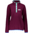 Obermeyer Boulder Fleece - Womens, Drop The Beet, Small, 17051-DROP THE BEET-S