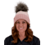 Obermeyer Denver FF Pom Beanie - Womens, Pink Sand, One Size, 18057-21050-ONE SIZE