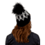 Obermeyer Fair Isle FF Pom Beanie - Womens, Black, One Size, 18068-16009-ONE SIZE