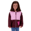 Obermeyer Hayden Hybrid Fleece Jacket - Kids, Drop The Beet, Large, 77024-DROP THE BEET-L