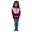 Obermeyer Hayden Hybrid Fleece Jacket - Kids, Drop The Beet, Large, 77024-DROP THE BEET-L
