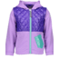 Obermeyer Hayden Hybrid Fleece Jacket - Kids, Va-Va Violet, Small, 77024-VA-VA VIOLET-S