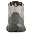 Oboz Bridger Mid B-DRY Hiking Shoes - Womens, Wide, Frost Gray, 6, 22102-Frost Gray-Wide-6