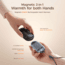 Ocoopa UT3 Liteplus Magnetic Rechargeable Hand Warmers, Black on Black, UT3053-BK-BK-Plus