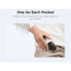 Ocoopa UT3 Liteplus Magnetic Rechargeable Hand Warmers, Black on White, UT3053-BK-WH-Plus