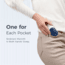 Ocoopa UT3 Liteplus Magnetic Rechargeable Hand Warmers, Blue on White, UT3053-BU-WH-Plus