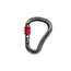 Ocun Eagle HMS Screw Carabiner, Anthracite/Red, 4626-Antr/Red