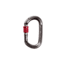 Ocun Osprey Screw Carabiner, Anthracite/Red, 2450-Antr/Red