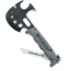 Off Grid Tools Survival Axe Aluminum, 11.5in Overall, 5in Black Oxide Coated 420 SS Axe Head With 4in Cutting Edge, Silver, OGT-SA700