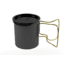 Olicamp Space Saver Mug w/ Lid, Gold, 330433