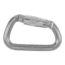 Omega Pacific Modified D 1/2in Aluminum NFPA Quik-Lok Carabiner, Gray 45158.01.100