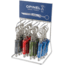 Opinel 36 Pc Keyring Display Folding Knife,1.25in,Green,Blue,Red,Gray Handles OP01743