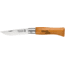 Opinel Carbon Steel Folding Knife No.4, 2in, Beechwood Handle, Wood, 111040