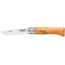 Opinel Carbon Steel Folding Knife No.8, 3.35in, Beechwood Handle, Wood, 113080