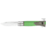 Opinel Explore Folding Knife No.12, 3.98in, w/ Virobloc, 12C27 Sandvik SS, Green, 001899