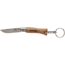 Opinel Keychain Folding Knife No.4, 2 5/8in., 12C27 Sandvik SS, Beechwood Handle, Wood, 000081