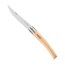 Opinel No.10 Effile Folding Knife, 4in, Stainless Steel/Sandvik 12C27, Plain, Wood, Beech Wood, 2559
