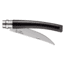 Opinel No.10 Effile Folding Knife, 4in, Stainless Steel/Sandvik 12C27, Plain, Wood, Ebony, 2566