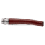 Opinel No.10 Effile Folding Knife, 4in, Stainless Steel/Sandvik 12C27, Plain, Wood, Padouk Wood, 2555