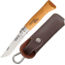 Opinel No 8 with Gift Box Folding Knife,3.25in,Carbon Steel,Standard Edge,Brown,Natural Varnished Beechwood Handle OP00815