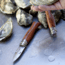 Opinel Oyster and Shellfish Folding Knife No.9, 2.5in, 12C27 MOD Sandvik Stainless Blade,Varnished Bubinga Wood Handle, 001616