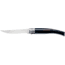 Opinel Slim Ebony Folding Knife No.10, 4in, Stainless Steel, Standard Edge, Mirror Polish, Black Handle, 001708