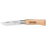 Opinel Stainless Steel Folding Knife No.4, 2in, w/ Virobloc, 12C27 Sandvik SS, Beechwood Handle, Wood, 121040