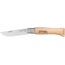 Opinel Stainless Steel Folding Knife No.5, 3.25in., w/ Virobloc, 12C27 Sandvik SS, Beechwood Handle, Wood, 001072