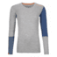 Ortovox 185 RockNWool Long Sleeve - Womens, Grey Blend, Extra Small, 8415100046