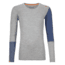 Ortovox 185 RockNWool Long Sleeve - Womens, Grey Blend, Large, 8415100049-88302-L
