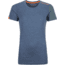 Ortovox 185 RockNWool Short Sleeve - Womens, Night Blue Blend, Large, 8414100064