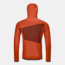 Ortovox Fleece Grid Hoody - Mens, Clay Orange, 2XL, 8721100055