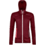 Ortovox Fleece Hoody - Womens, Dark Blood, Extra Small, 8697300021
