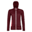 Ortovox Fleece Hoody - Womens, Dark Blood, Small, 8697300022-32901-S